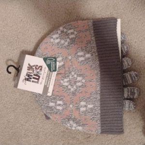 Muk Luks 2pc Beanie & Glove Set
